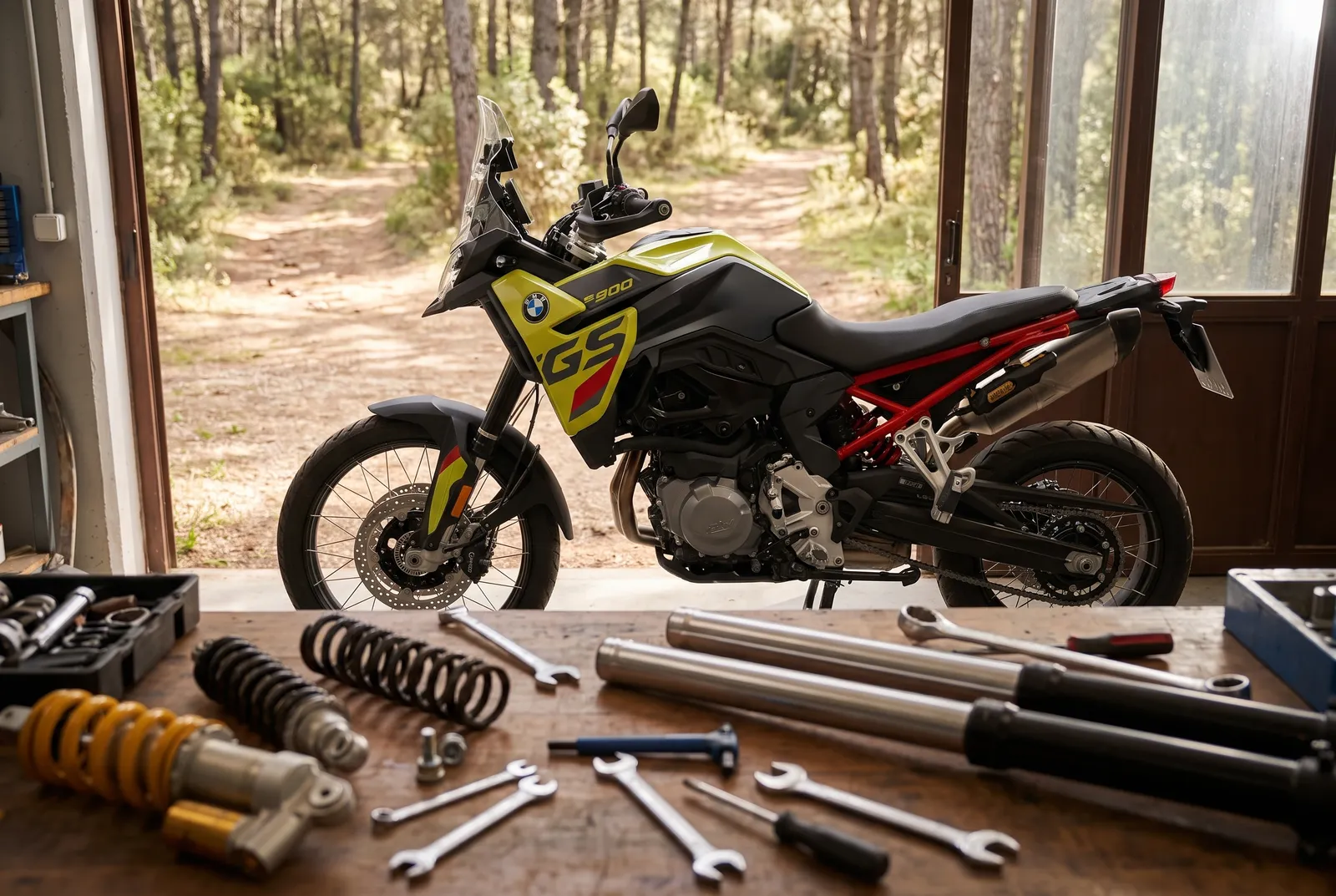 Das volleinstellbare WP-Fahrwerk im Enduro Pro Paket der F 900 GS steckt voller Potenzial - wenn man weiss, wo man anfängt. Hier gibt es eine strukturierte Anleitung zum eigenen Wunsch-Setup.