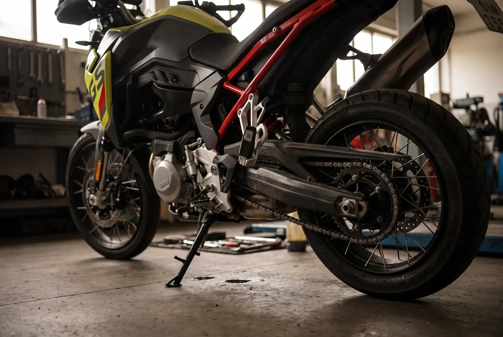 Im GS-Forum berichtet ein Fahrer von hartnäckigen Geräuschen an der Sekundärkette seiner F 900 GS. Wir ordnen ein, was dahinterstecken kann und wie du selbst auf Ursachensuche gehst.